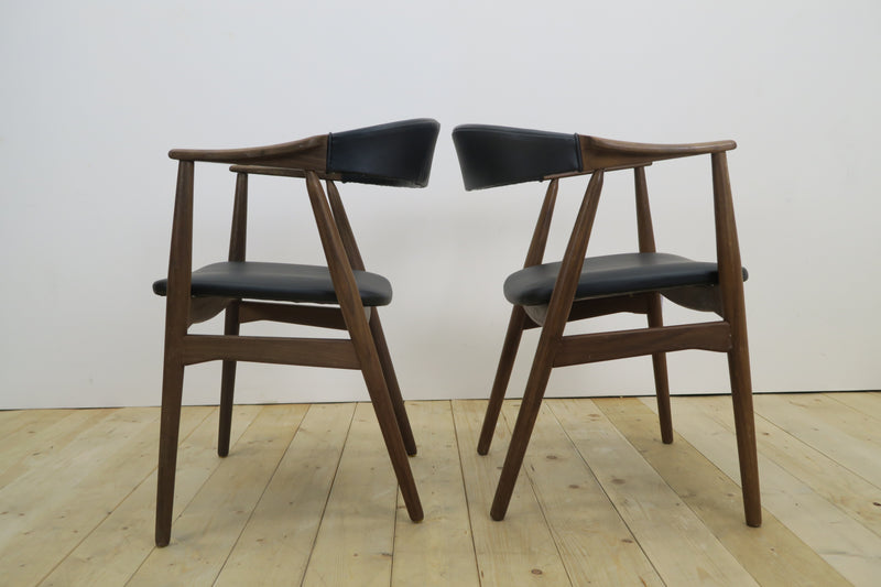 Set di sei sedie modello 213 di Thomas Harlev per Farstrup, Danimarca 1960