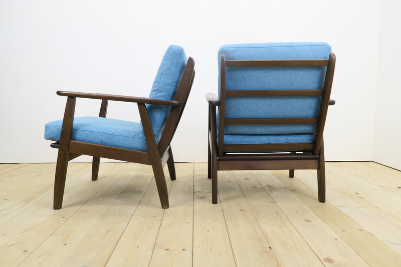 Coppia di poltrone in teak, Danimarca 1960