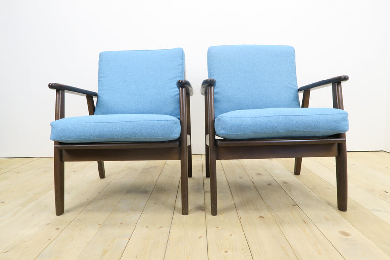 Coppia di poltrone in teak, Danimarca 1960