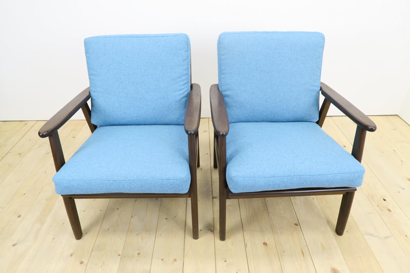 Coppia di poltrone in teak, Danimarca 1960