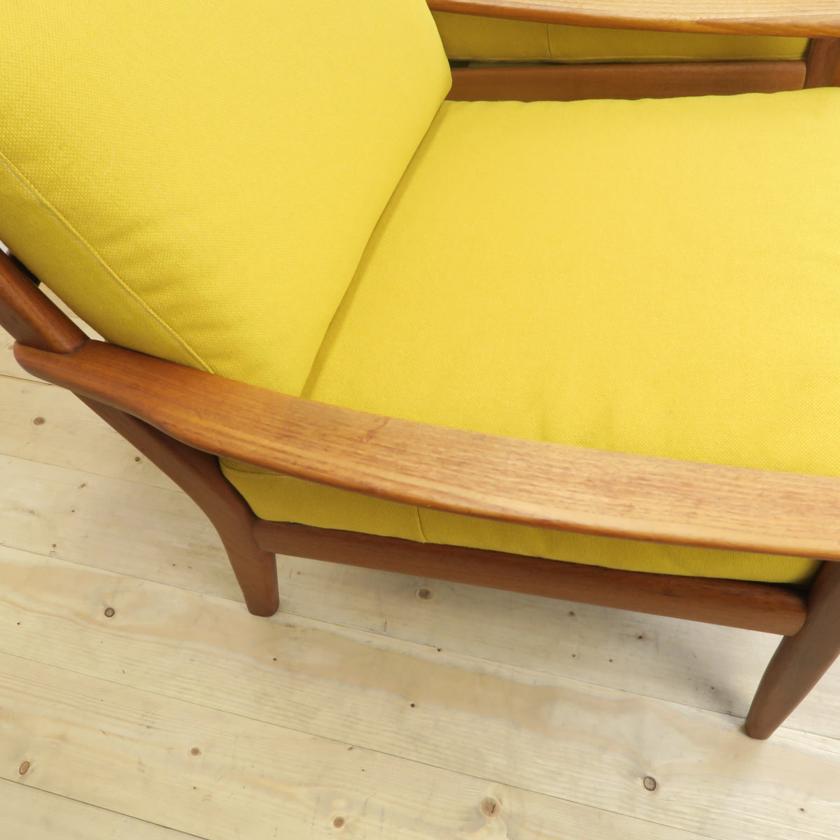 Coppia di poltrone in teak danesi, anni ’60