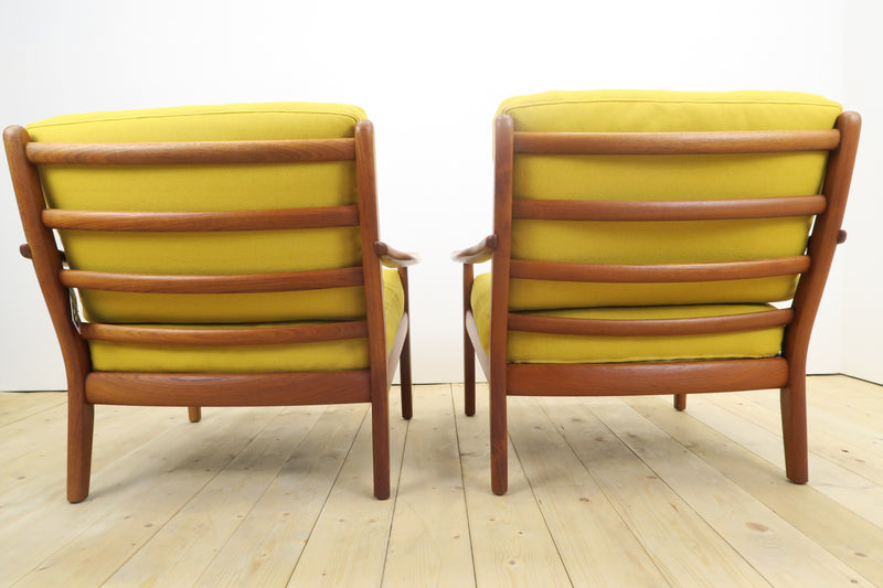 Coppia di poltrone in teak danesi, anni ’60