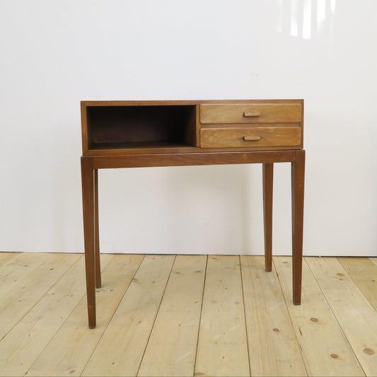 Beech hall table, 1960s