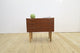 Comodino in teak con tre cassetti, anni ’60