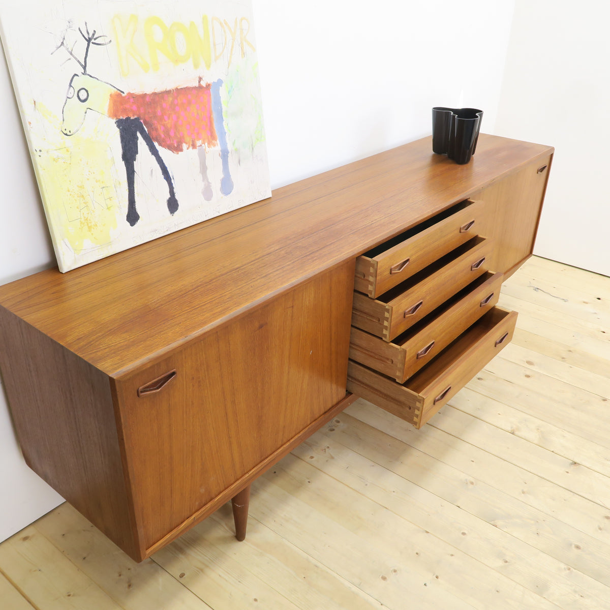 Sideboard in teak di Clausen & Søn, anni ’60
