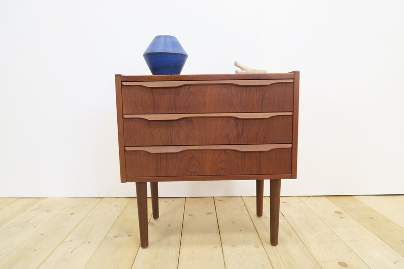 Danish teak bedside table, 1960s