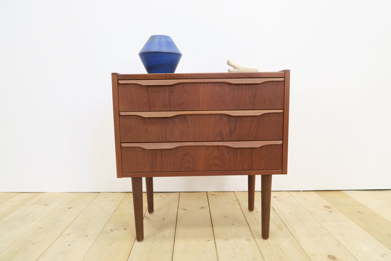 Danish teak bedside table, 1960s