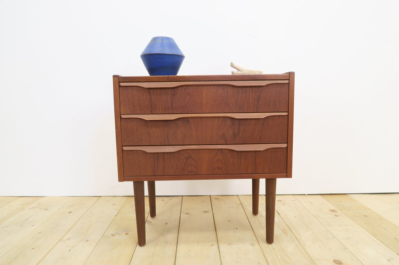 Danish teak bedside table, 1960s