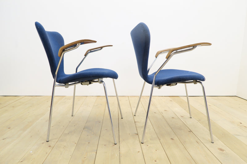 Coppia di sedie di Arne Jacobsen, anni ’70