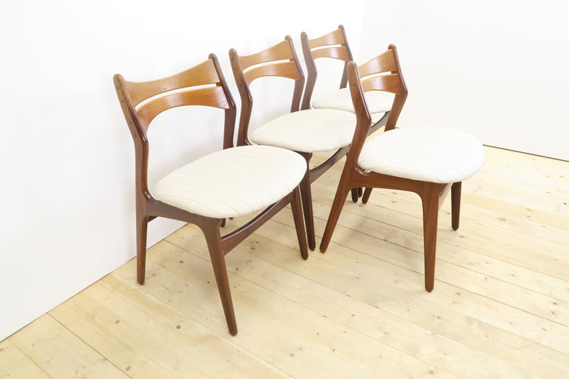Set of chairs by Erik Buch, 1960s