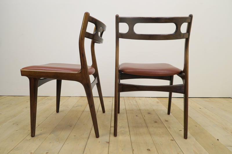 Rosewood dining set with table and 4 chairs, 1960s