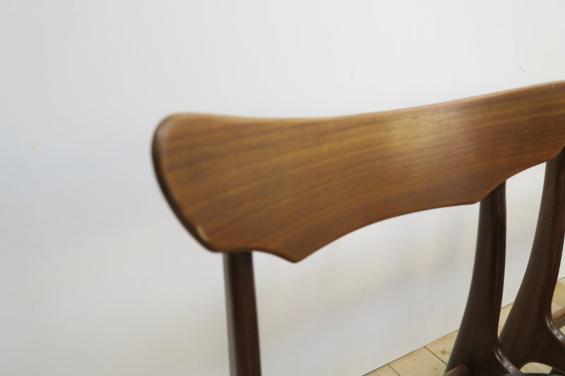 Set of 6 teak chairs by Schiønning & Elgaard for Randers, Denmark 1960