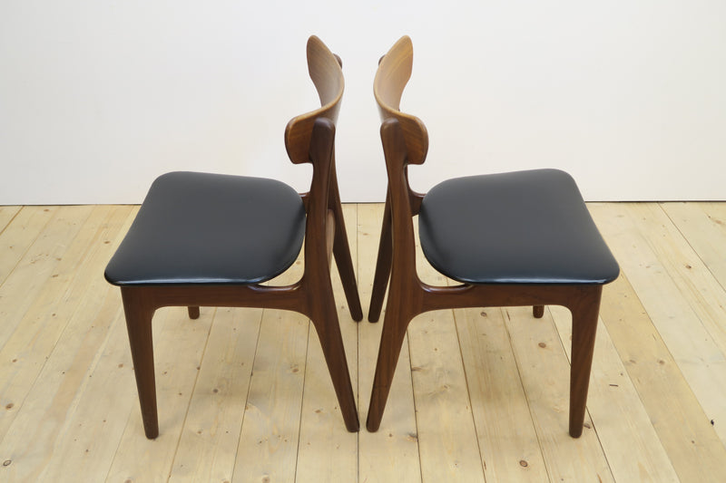 Set of 6 teak chairs by Schiønning & Elgaard for Randers, Denmark 1960