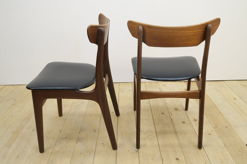 Set of 6 teak chairs by Schiønning & Elgaard for Randers, Denmark 1960