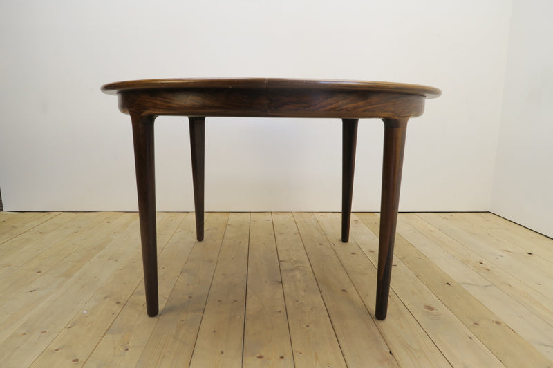 Rosewood dining set with table and 4 chairs, 1960s