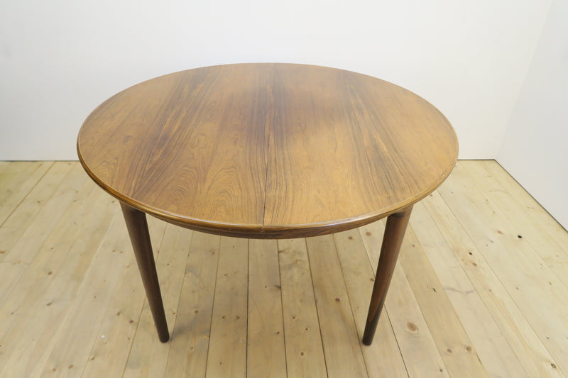 Rosewood dining set with table and 4 chairs, 1960s