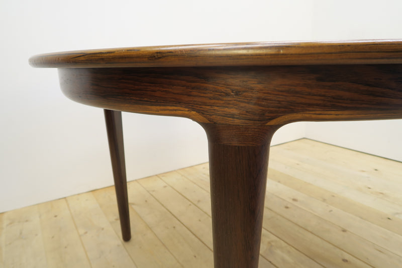 Rosewood dining set with table and 4 chairs, 1960s