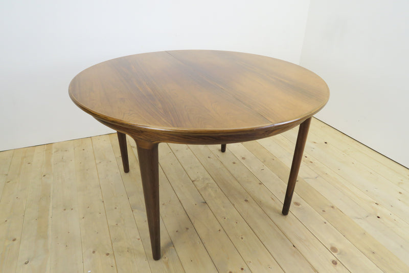 Rosewood dining set with table and 4 chairs, 1960s