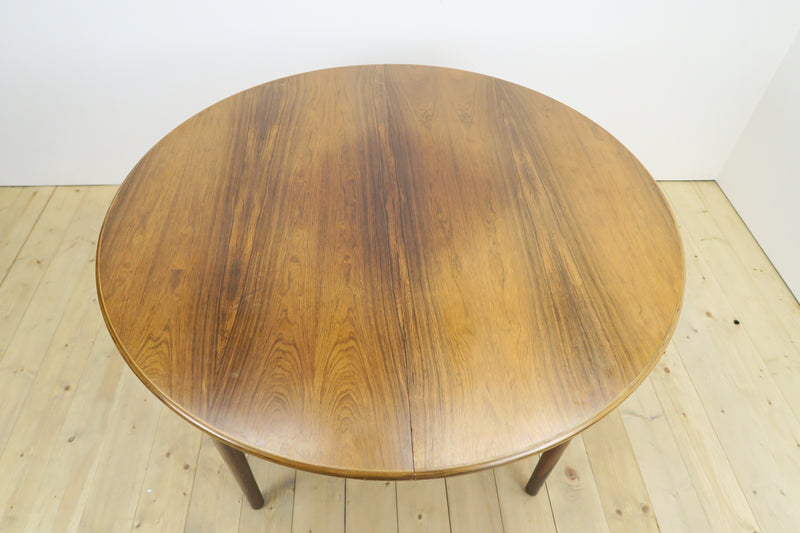 Rosewood dining set with table and 4 chairs, 1960s