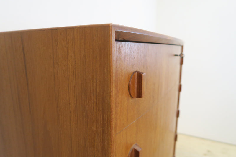 Teak chest of drawers by Henning Kjærnulf, 1960s