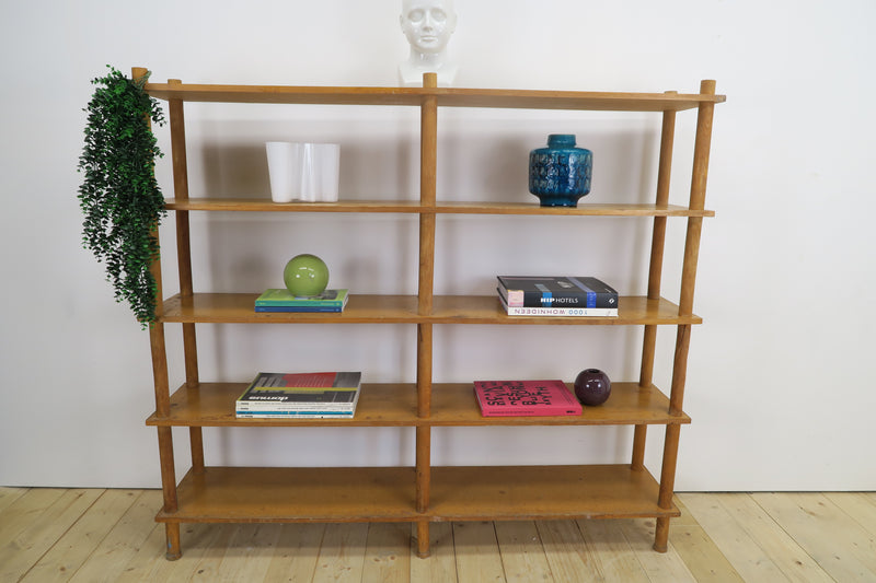 Freestanding oak bookcase, Denmark 1960