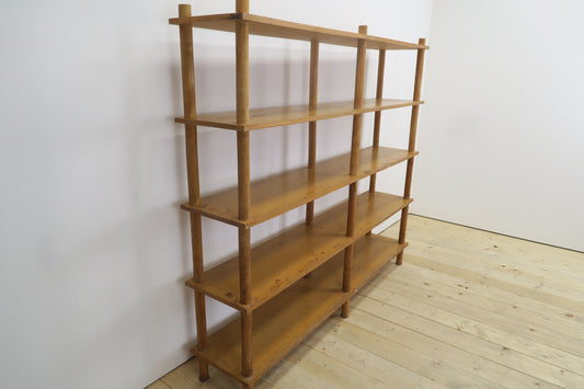 Libreria freestanding in rovere, Danimarca 1960