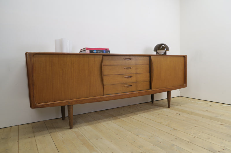 Teak sideboard by Henry Walter Klein for Bramin Møbler, Denmark 1960