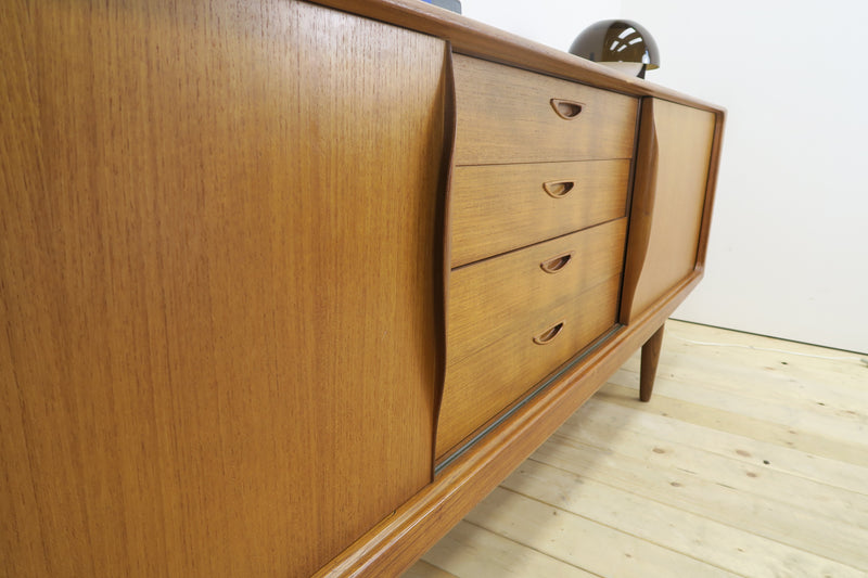 Teak sideboard by Henry Walter Klein for Bramin Møbler, Denmark 1960
