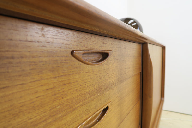 Teak sideboard by Henry Walter Klein for Bramin Møbler, Denmark 1960