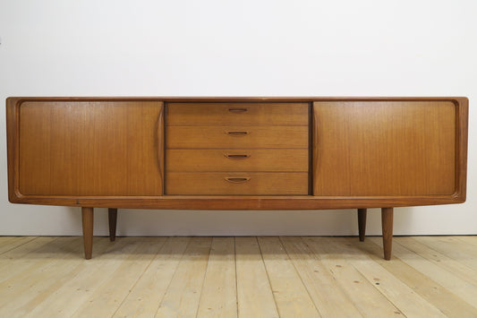Sideboard in teak di Henry Walter Klein per Bramin Møbler, Danimarca 1960