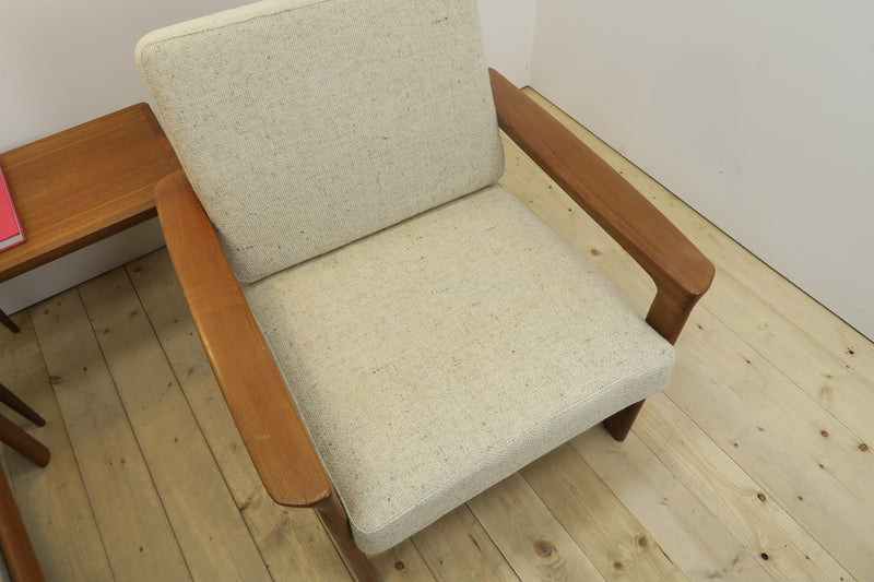 Pair of teak armchairs, Komfort Møbler, Denmark 1960