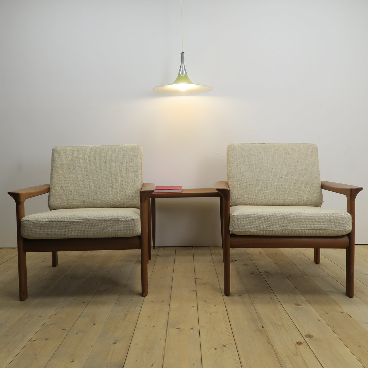 Coppia di poltrone in teak, Komfort Møbler, Danimarca 1960