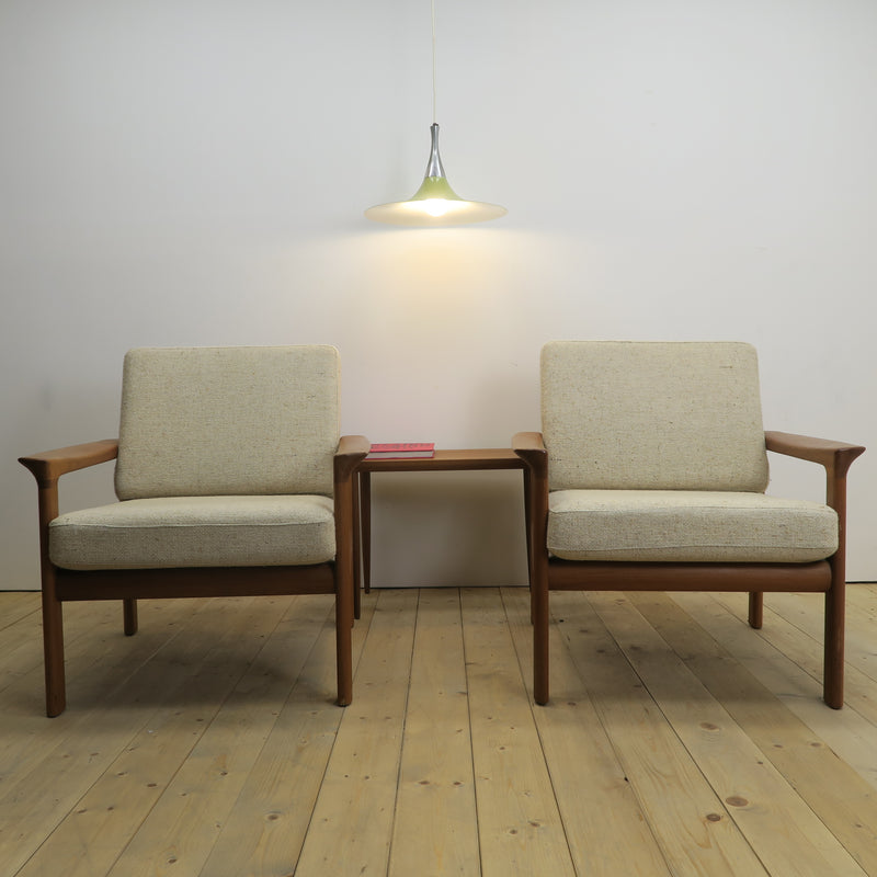 Pair of teak armchairs, Komfort Møbler, Denmark 1960