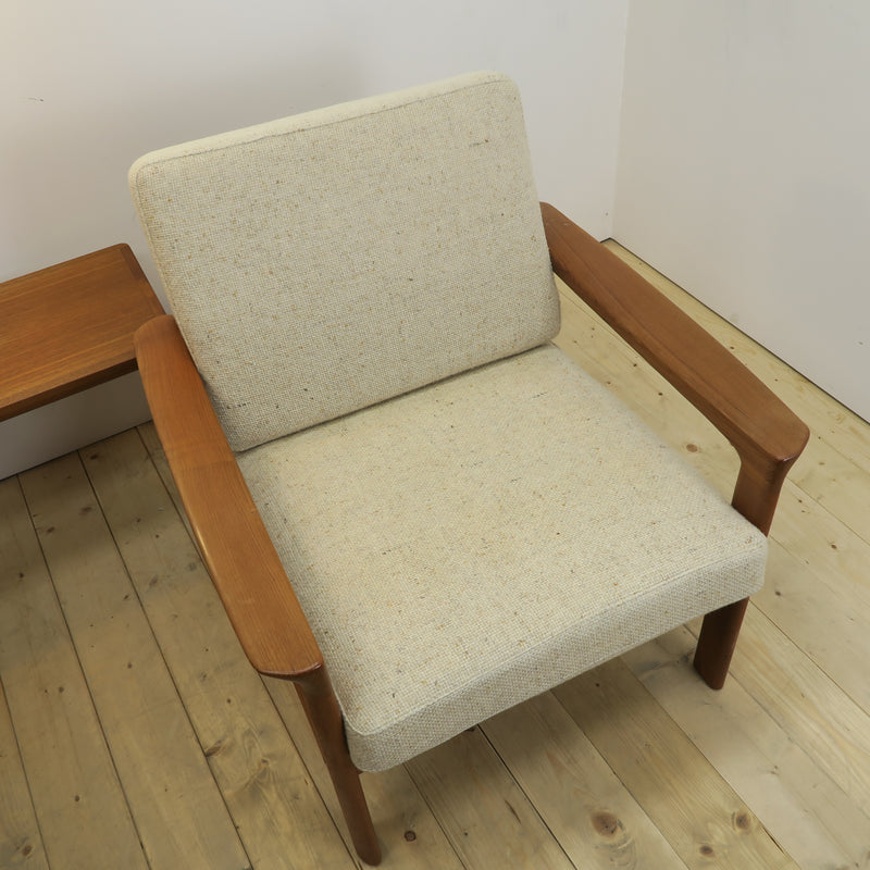 Pair of teak armchairs, Komfort Møbler, Denmark 1960