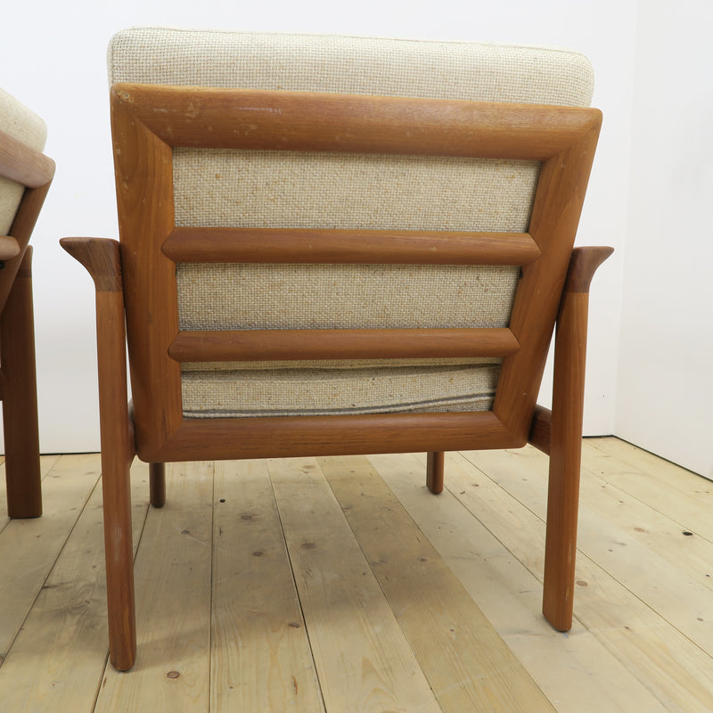 Pair of teak armchairs, Komfort Møbler, Denmark 1960