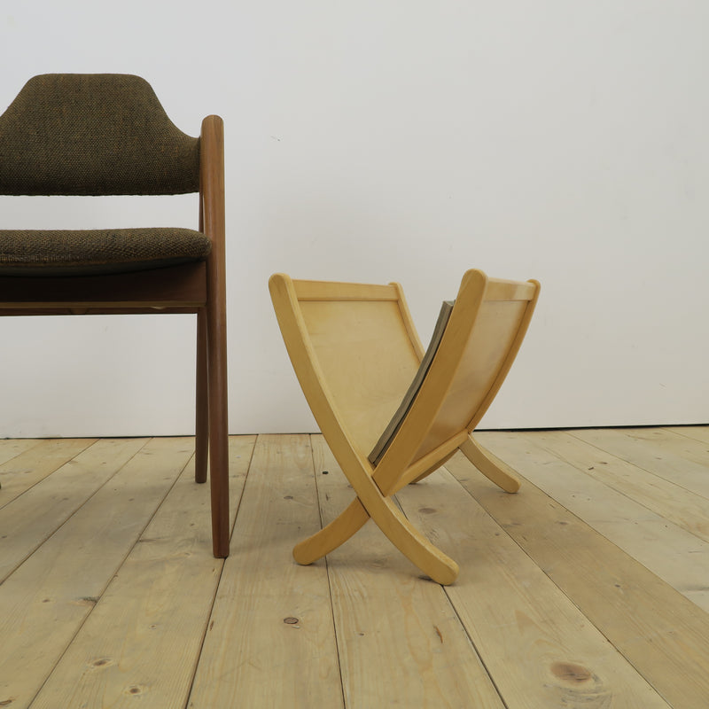 Teak magazine rack, 1960s