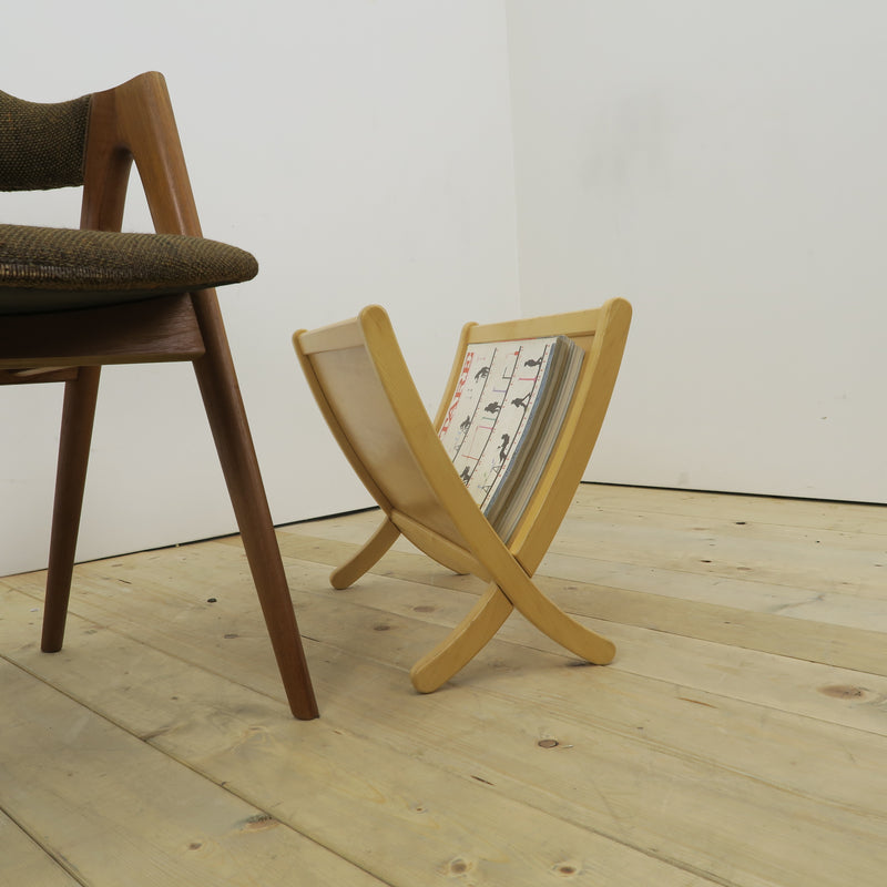 Teak magazine rack, 1960s