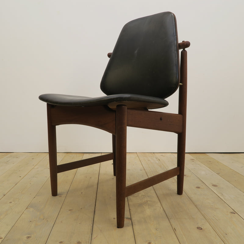 Sedia in teak di Arne Hovmand-Olsen, Danimarca 1960
