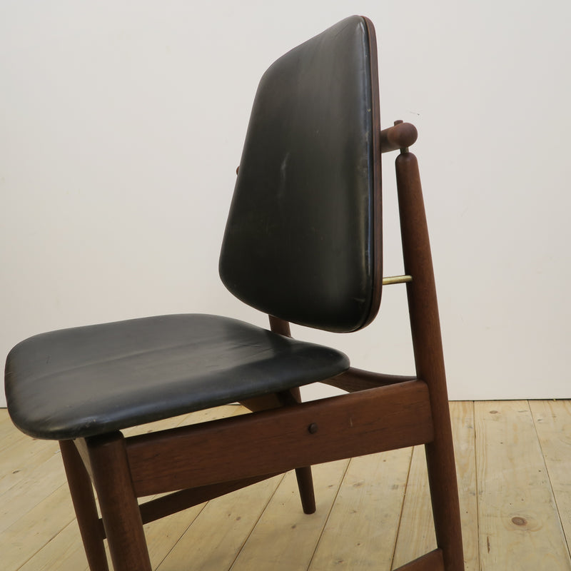 Sedia in teak di Arne Hovmand-Olsen, Danimarca 1960