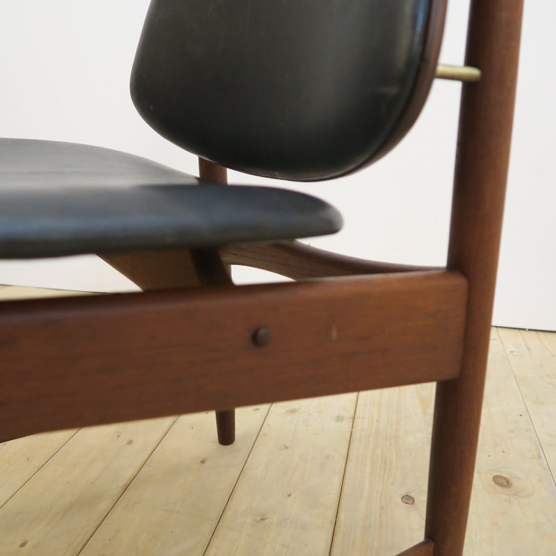 Sedia in teak di Arne Hovmand-Olsen, Danimarca 1960