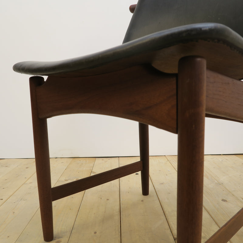 Sedia in teak di Arne Hovmand-Olsen, Danimarca 1960