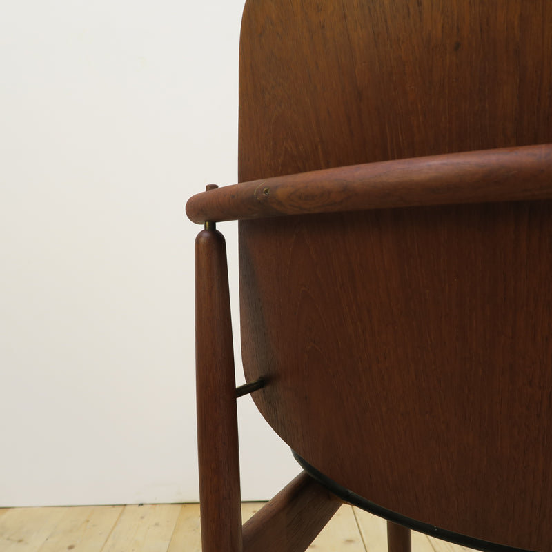 Sedia in teak di Arne Hovmand-Olsen, Danimarca 1960