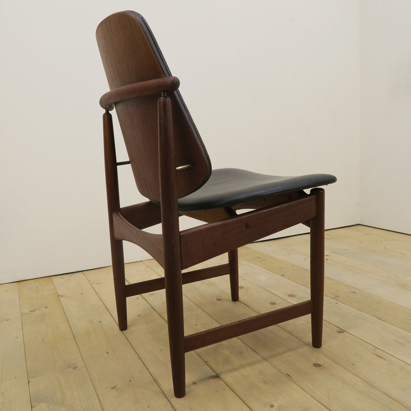 Sedia in teak di Arne Hovmand-Olsen, Danimarca 1960