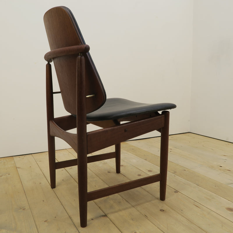 Sedia in teak di Arne Hovmand-Olsen, Danimarca 1960