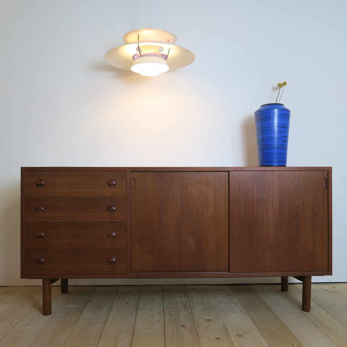 Sideboard in teak, Hornslet Møbelfabrik, Danimarca 1960