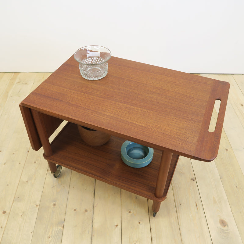 Teak bar cart, 1960s
