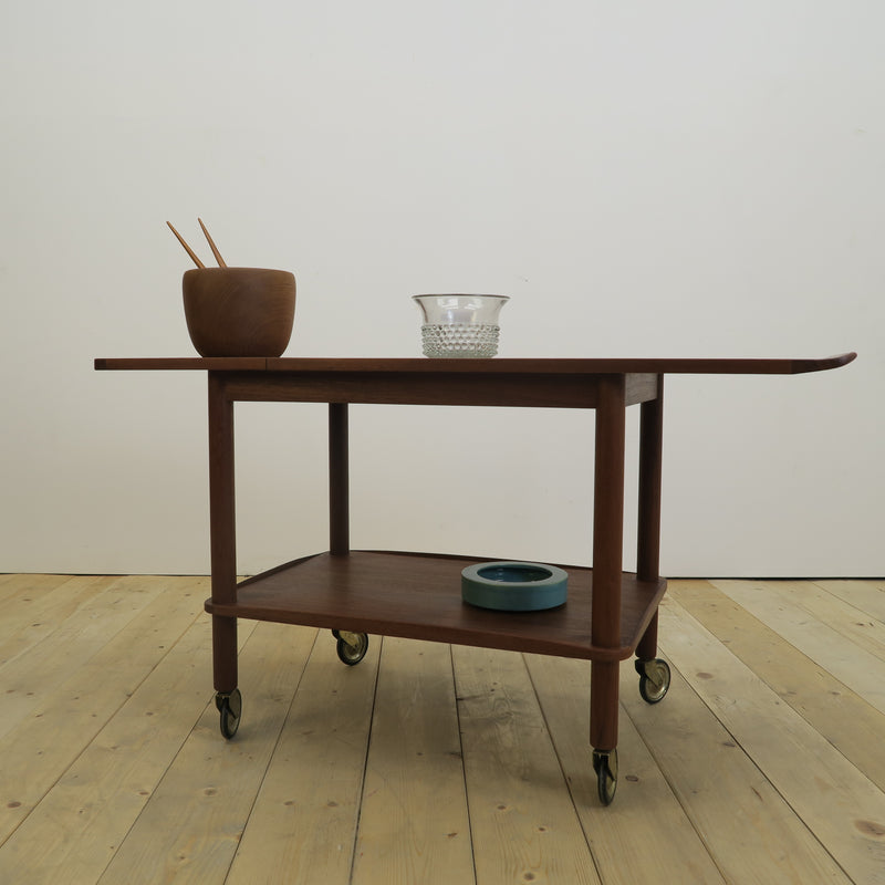 Teak bar cart, 1960s