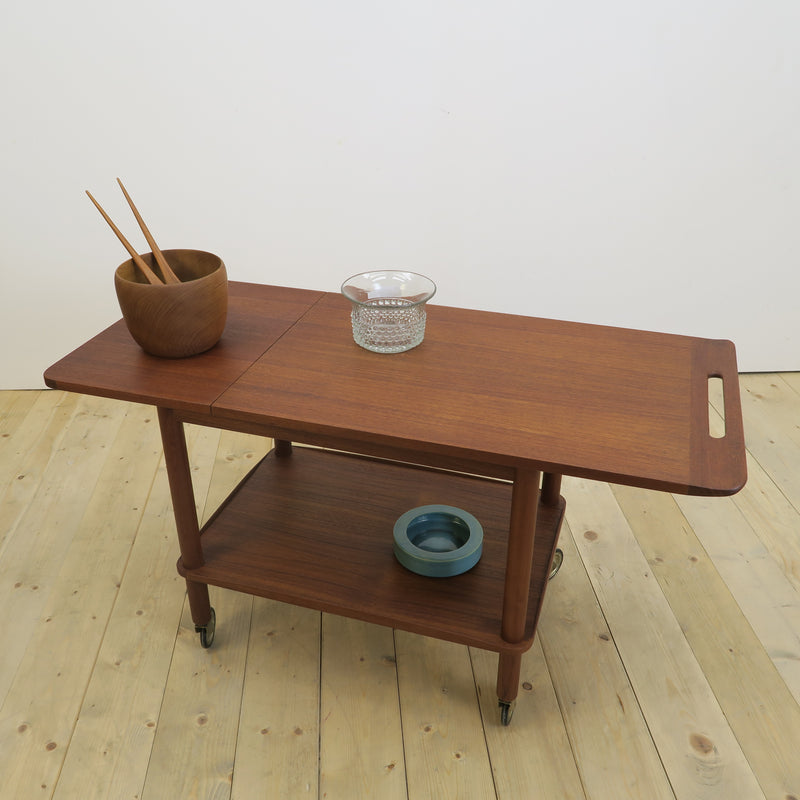 Teak bar cart, 1960s