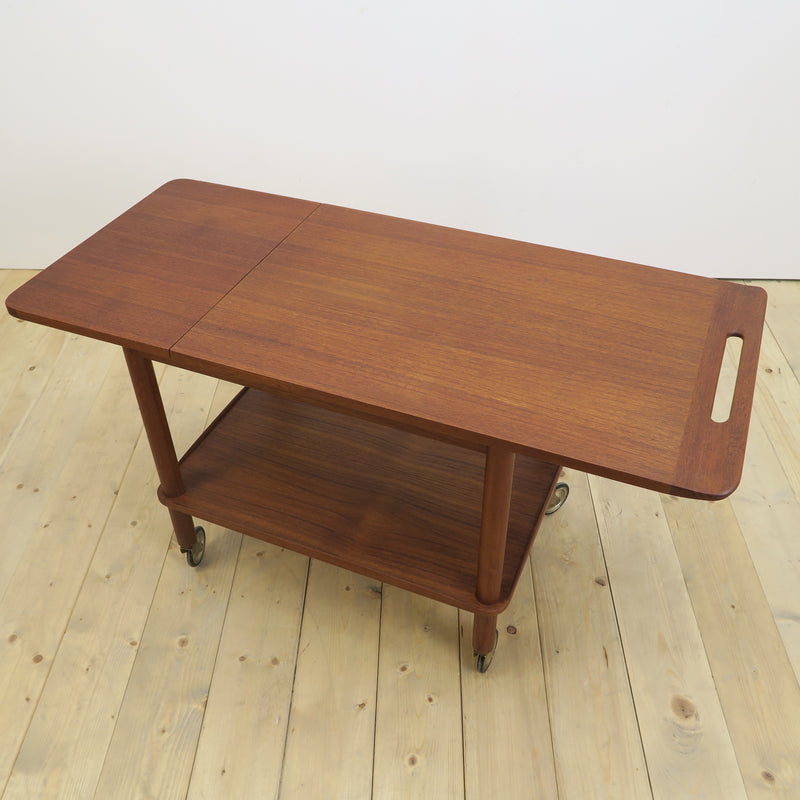 Teak bar cart, 1960s