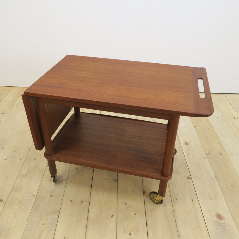 Teak bar cart, 1960s
